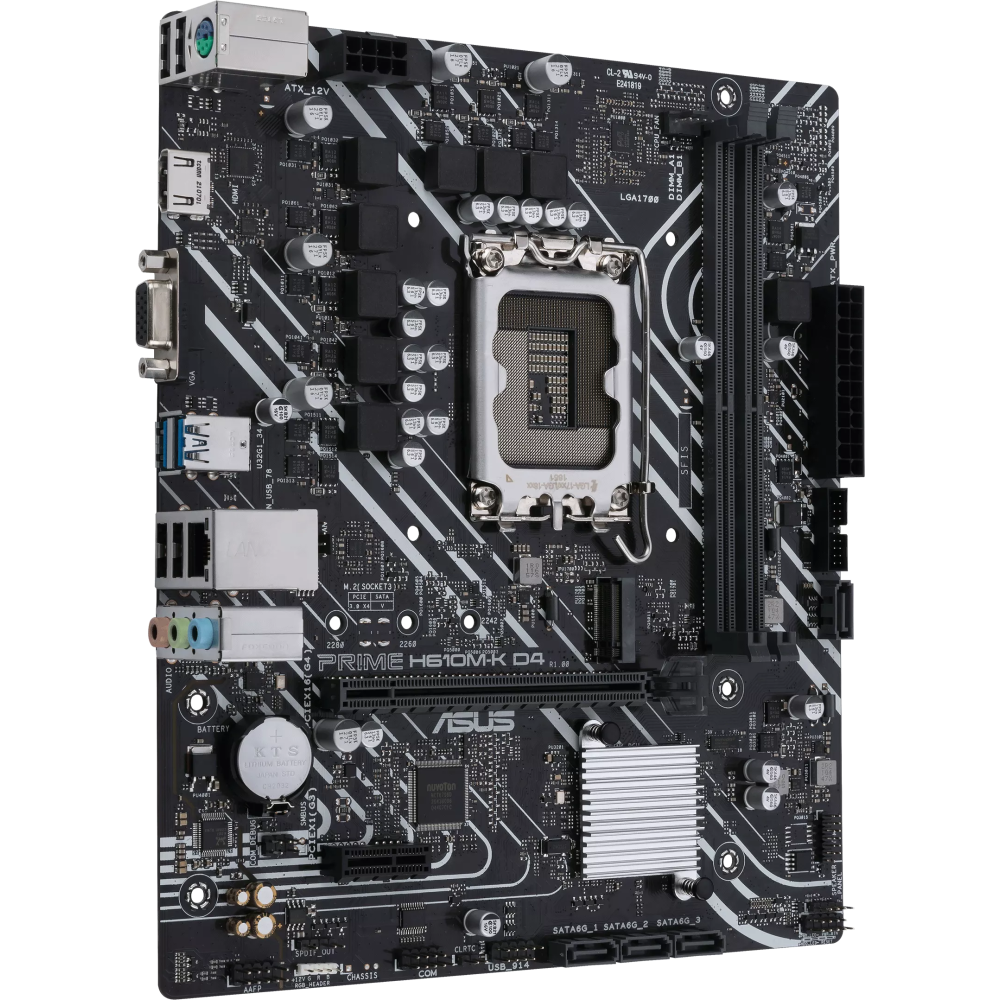 Pamatplate ASUS PRIME H610M-K D4 (PRIME H610M-K D4) - foto 2