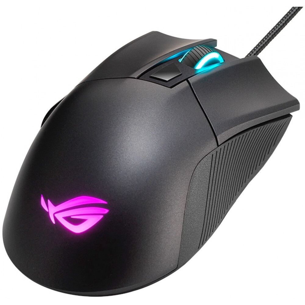 Maus ASUS ROG GLADIUS II CORE Black - 90MP01D0-B0UA00/90MP01D0-B0CA00 - Foto 3