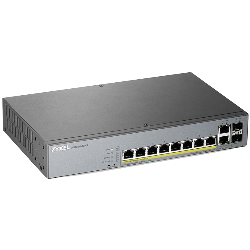Switch Zyxel GS1350-12HP - GS1350-12HP-EU0101F