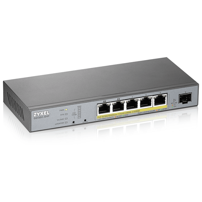 Switch Zyxel GS1350-6HP - GS1350-6HP-EU0101F