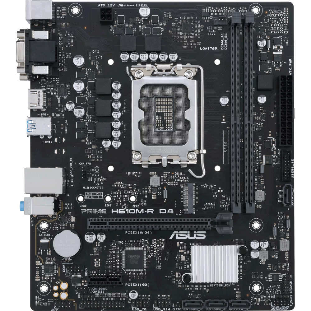 Carte mère ASUS PRIME H610M-R D4-SI (PRIME H610M-R D4-SI)